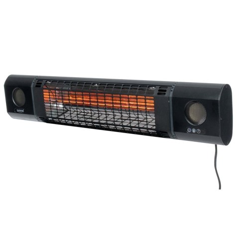 Promiennik podczerwieni Sunred SOUND-2000W Heater, Sun and Sound Ultra Wall, 2000 W, Czarny