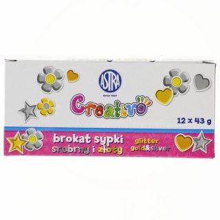 Brokat Astra Creativo kolor: srebrno-złota 2 kolor. (335117008)