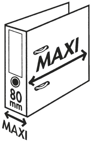 Segregator dźwigniowy Esselte No.1 Power Vivida PLUS A4 80mm biały (624075)