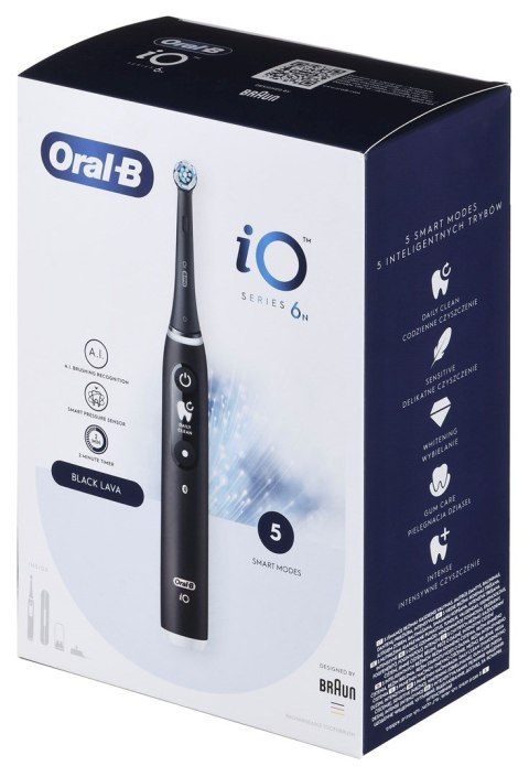 Braun Oral-B szczoteczka elektryczna iO 6N BLACK ONYX