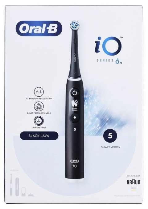 Braun Oral-B szczoteczka elektryczna iO 6N BLACK ONYX