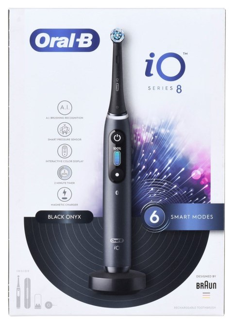 Braun Oral-B szczoteczka elektryczna iO8 BLACK