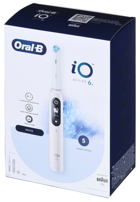 Braun Oral-B Szczoteczka elektrycz iO6 Series Biała