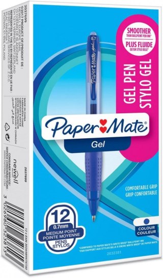 Długopis żelowy Paper Mate niebieski 0,7mm (2032381)