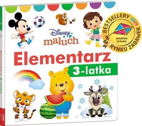 Książeczka edukacyjna Ameet Disney Maluch. Elementarz 3-latka (HOPE 9208)