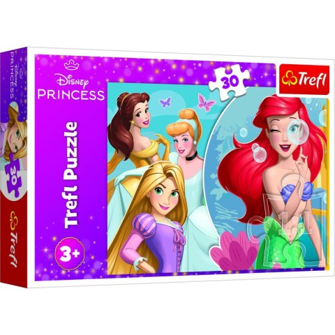 Puzzle Trefl Disney Princess Piękny dzień księżniczek 30 el. (18308)