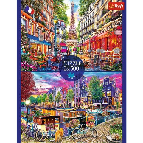 Puzzle Trefl EUROPEJSKIE STOLICE 2x500 el. (37496)