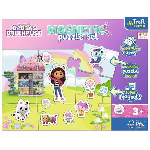 Puzzle Trefl Gabi Magnetyczne Poznaj świat Gabi (93383)