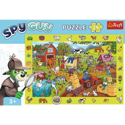 Puzzle Trefl Rodzina Treflików Spy Guy 24 el. (15589)