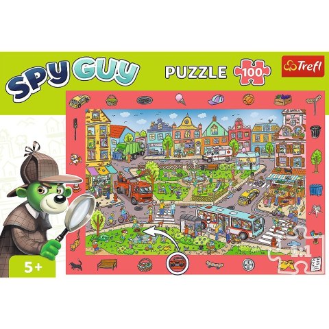 Puzzle Trefl Rodzina Treflików Spy Guy - Miasto (15590)