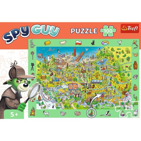 Puzzle Trefl Rodzina Treflików Spy Guy - Polska (15596)