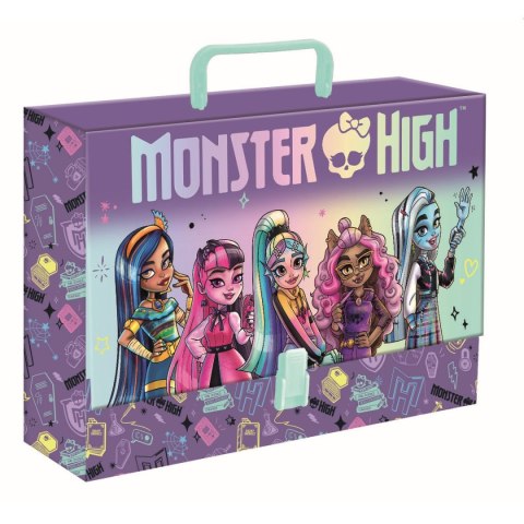 Teczka kartonowa na zatrzask XL Monster High A4 mix Unipap