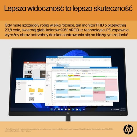 MONITOR HP LED 23,8" E24 G5 (6N6E9AA)