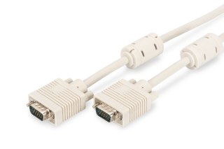 Kabel połączeniowy VGA 1080p 60Hz FHD Typ DSUB15/DSUB15 M/M 1,8m Szary