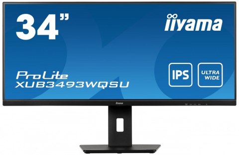 Monitor 34 cale XUB3493WQSU IPS,UWQHD,DP,HDMI,HAS(150mm)