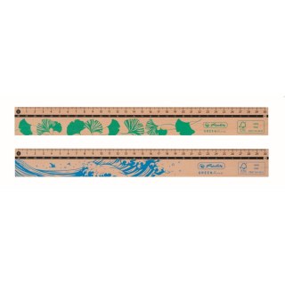 Linijka drewniana Pelikan Greenline 30cm (50033621)