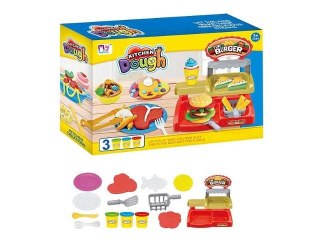 Masa plastyczna dla dzieci Bigtoys burger mix (BPLA9474)