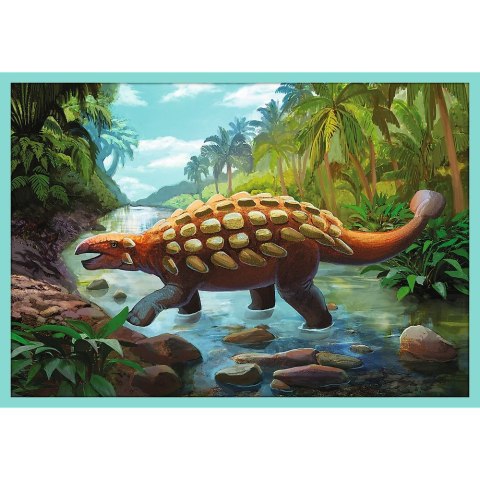 Puzzle Trefl W świecie Dinozaurów 10w1 el. (90390)