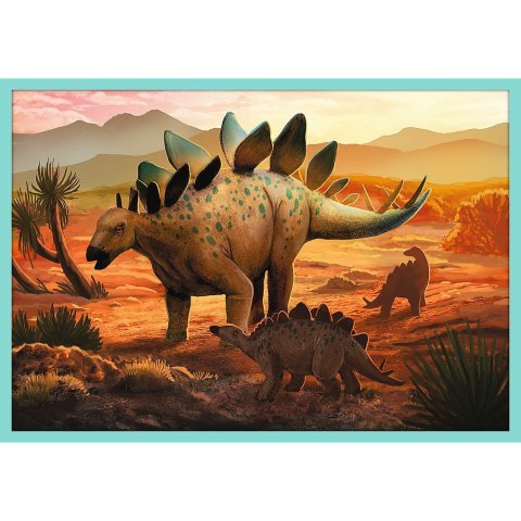 Puzzle Trefl W świecie Dinozaurów 10w1 el. (90390)