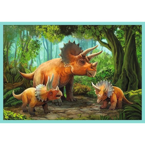 Puzzle Trefl W świecie Dinozaurów 10w1 el. (90390)