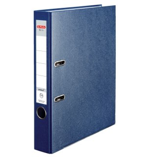 Segregator dźwigniowy Herlitz Q. file Standard A4 50mm niebieski (0011167483)