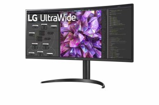 LG 34WQ75C-B monitor komputerowy 86,4 cm (34") 3440 x 1440 px Quad HD LCD Czarny