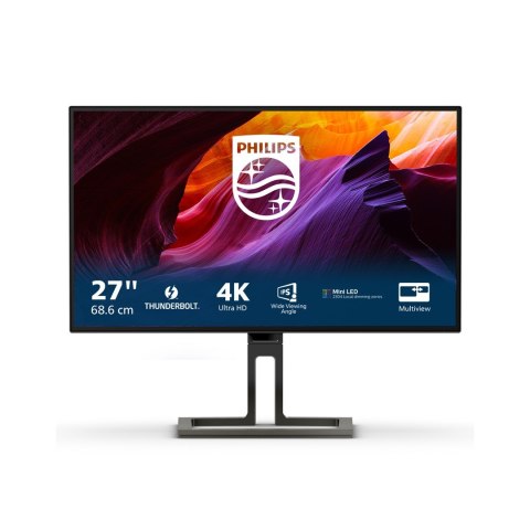 Philips Brilliance 27B1U7903/00 LED display 68,6 cm (27") 3840 x 2160 px 4K Ultra HD Czarny