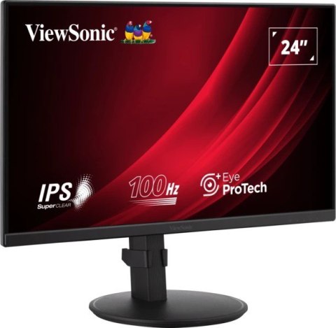 Viewsonic VA VA2408-HDJ monitor komputerowy 61 cm (24") 1920 x 1080 px Full HD LED Czarny