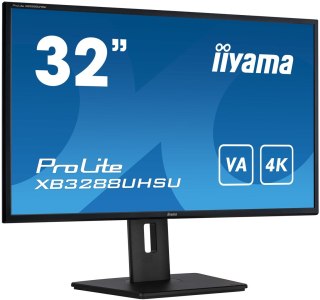 Iiyama ProLite XB3288UHSU-B5 monitor komputerowy 80 cm (31.5") 3840 x 2160 px 4K Ultra HD LCD Czarny