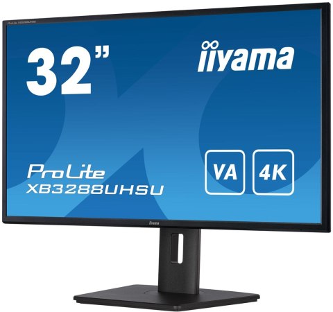 Iiyama ProLite XB3288UHSU-B5 monitor komputerowy 80 cm (31.5") 3840 x 2160 px 4K Ultra HD LCD Czarny