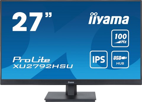 Iiyama ProLite monitor komputerowy 68,6 cm (27") 1920 x 1080 px Full HD LED Czarny