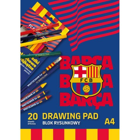 Blok rysunkowy Astrapap Fc Barcelona A4 mix 20k (106024005)