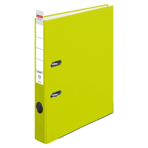 Segregator dźwigniowy Herlitz Q. file Standard A4 50mm zielony (50022496)