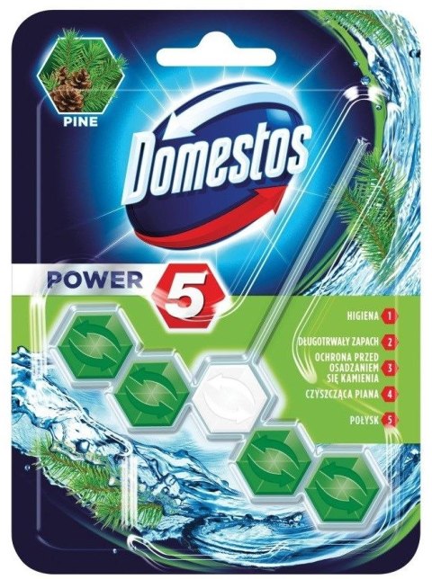 Kostka do wc Domestos Power 5 Pine 55g