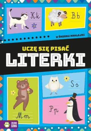 Książeczka edukacyjna Zielona Sowa Uczę się pisać. Literki