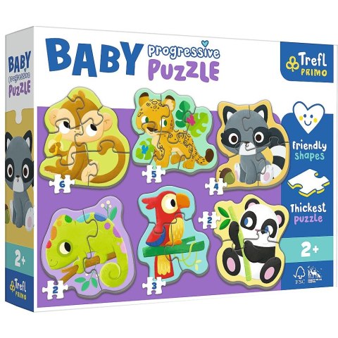 Puzzle Trefl Amscar Films Bing baby Zwierzęta egzotyczne (44005)