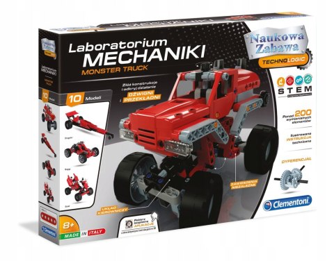 Klocki konstrukcyjne Clementoni Laboratorium Mechaniki Monster Truck (CLM50062)