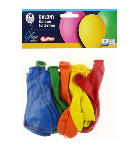 Balon gumowy PASTEL 10/20 mix 10cal (G90/P20)