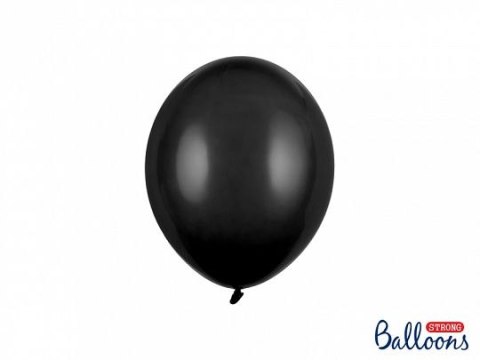 Balon gumowy Partydeco Strong Pastel Black 100 szt. czarny 230mm (SB10P-010)