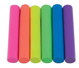 Plastelina Colorino Kids 6 kol. neon mix (42666)