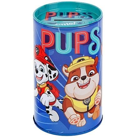 Skarbonka Starpak Paw Patrol okrągła metal (374468)