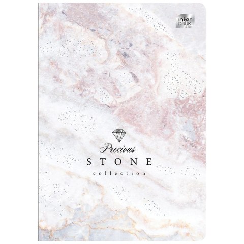 Zeszyt Interdruk METALIC STONE A5 60k. 70g krata