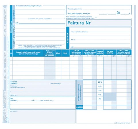 Druk offsetowy Michalczyk i Prokop faktura 2/3 A4 81k. (118-2E)