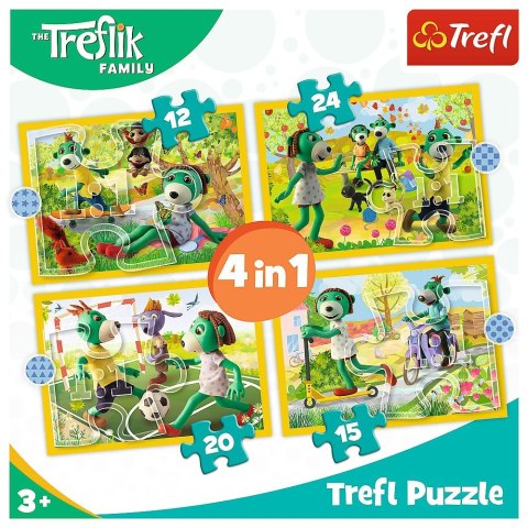 Puzzle Trefl Trefliki 4w1 el. (34358)