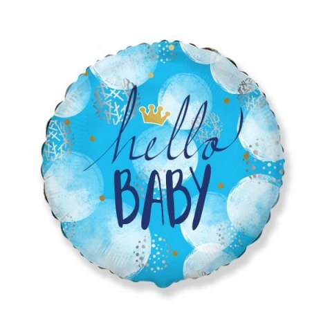 Balon foliowy Godan Hello Baby Boy 18cal (B401612)