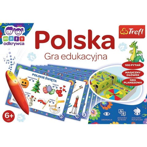 Gra edukacyjna Trefl Mały Odkrywca i Magiczny Ołówek Polska Magiczny ołówek (02114)