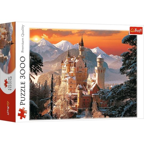 Puzzle Trefl zimowy zamek 3000 el. (33025)