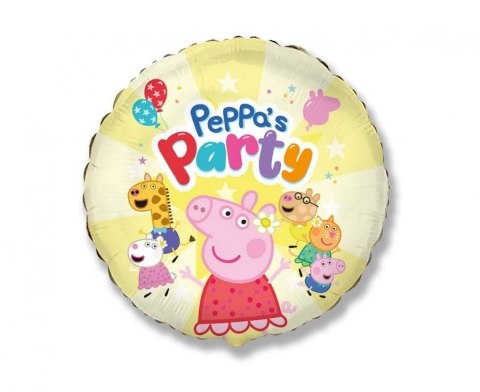 Balon foliowy Godan Peppa Party 18cal (B401626)