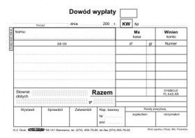 Druk samokopiujący Stolgraf A6 100k. (K2)