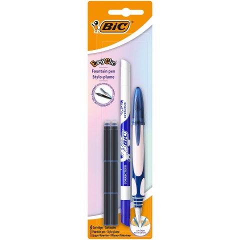 Zestaw piśmienniczy Bic Kids blister pióro+wymazywacz+6naboi 3086123662094 (993084)